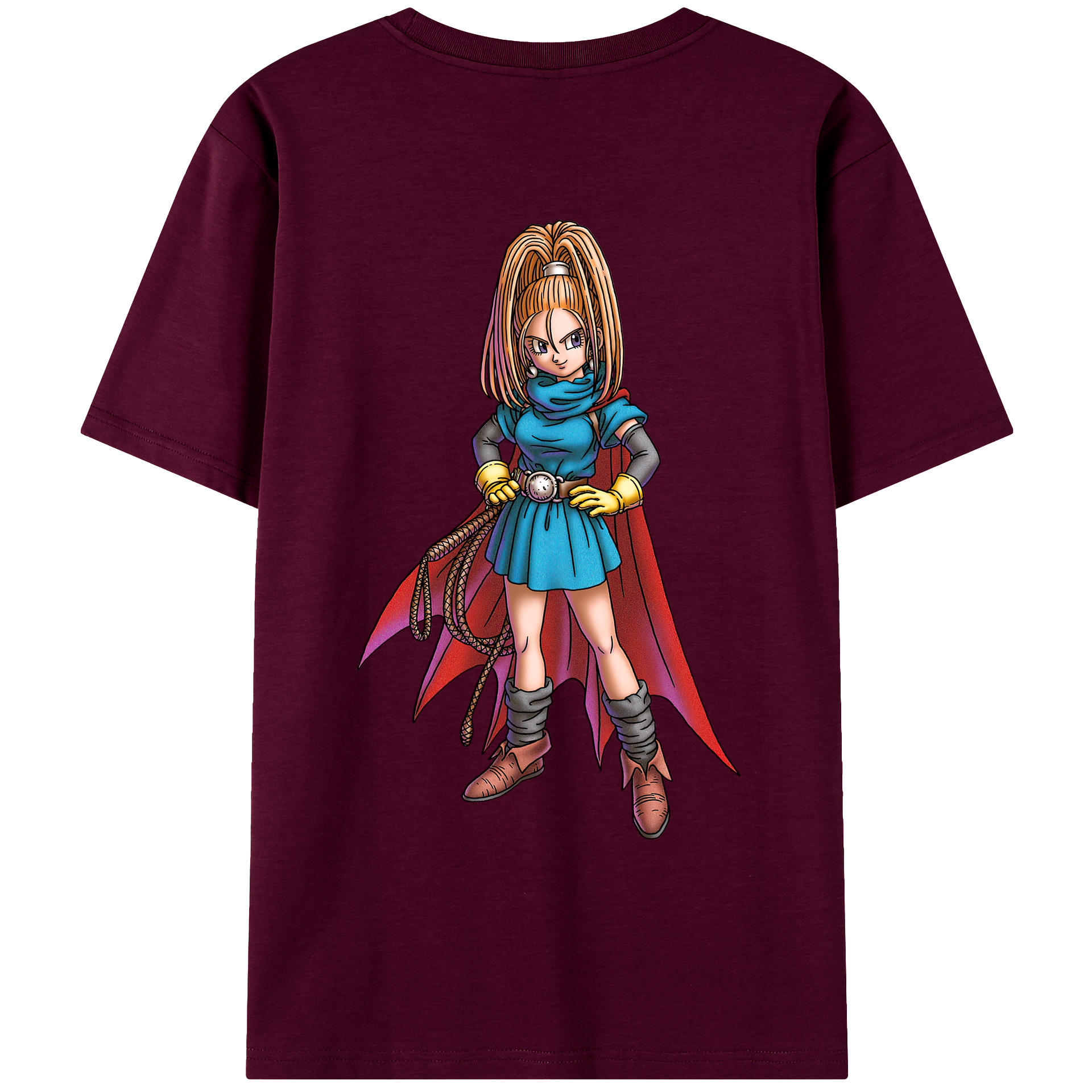 （画像用） ドラゴンクエスト Doragon Kuesuto Dragon Quest レディース半袖Tシャツ(バックプリント)